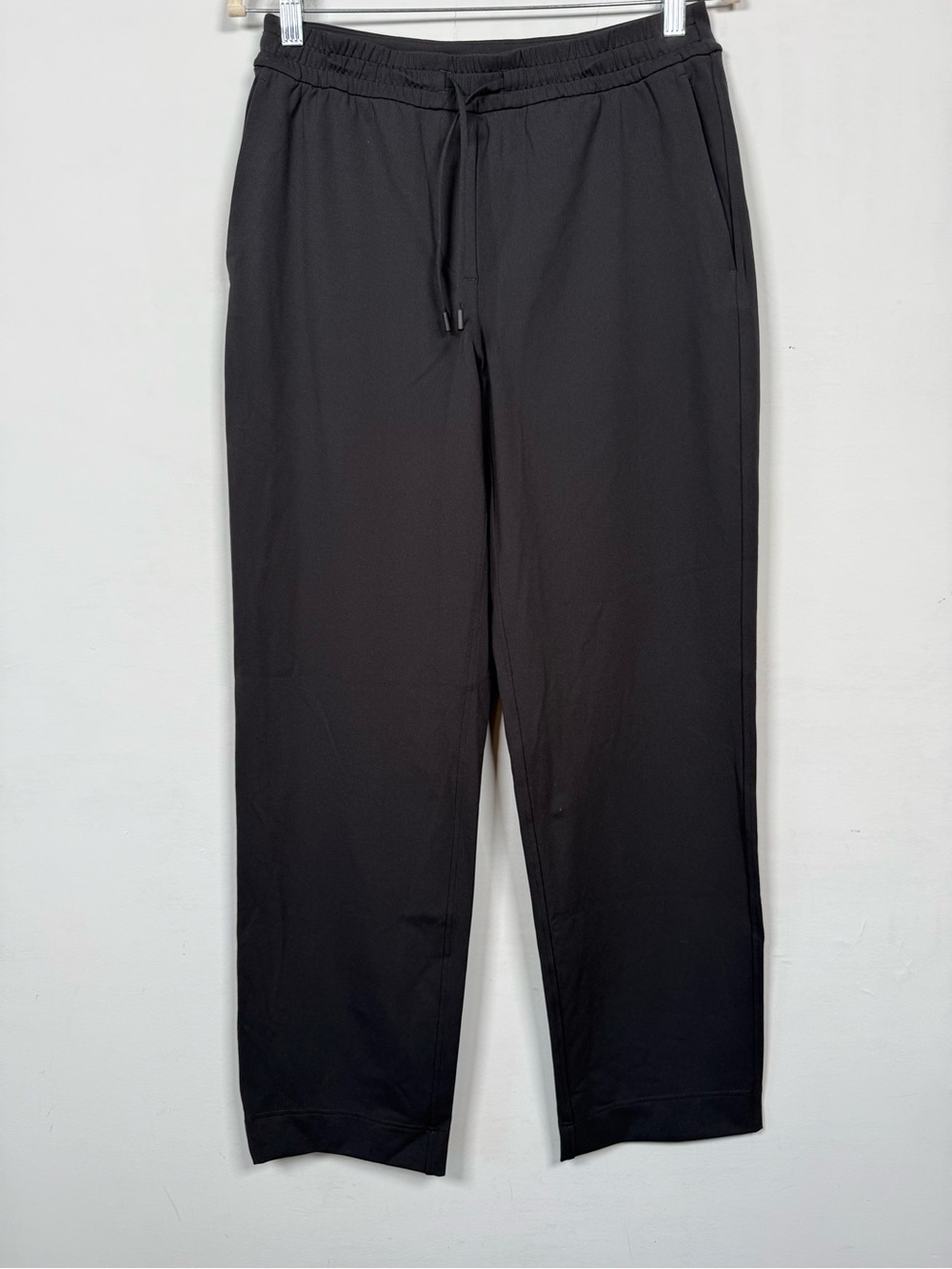 Lululemon Luxtreme Mid-Rise Straight-Leg Trouser Pants Black Women's Sz S